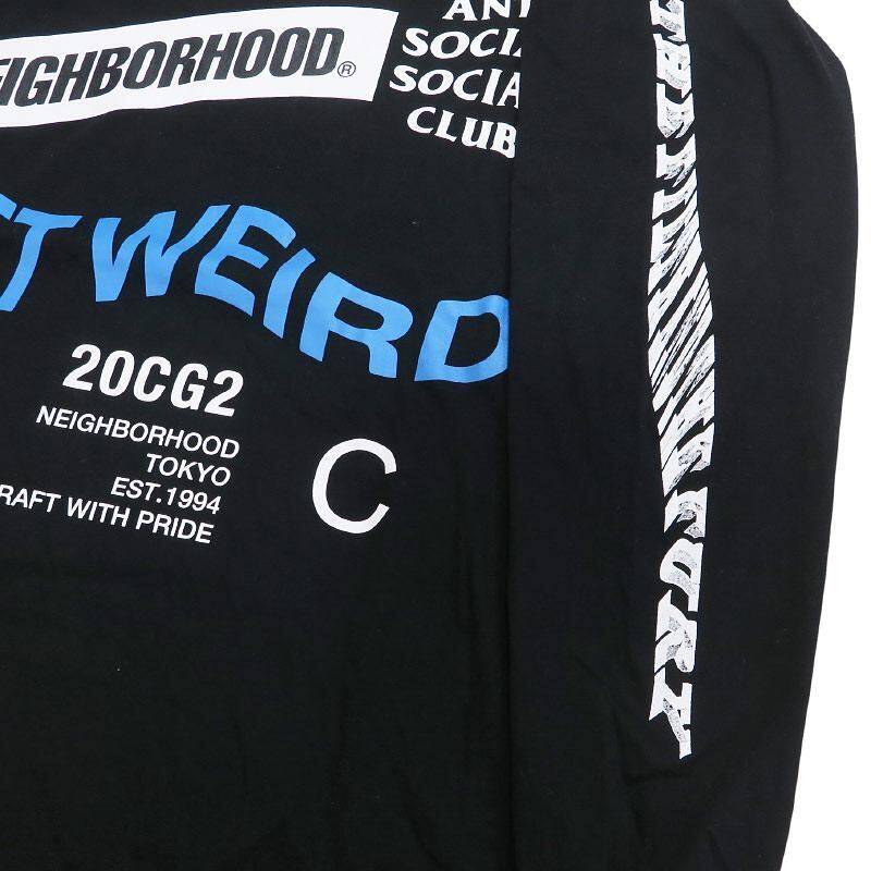 NEIGHBORHOOD ASSC 20AW 原宿限定 ロンT グレー Mサイズ NEIGHBORHOOD