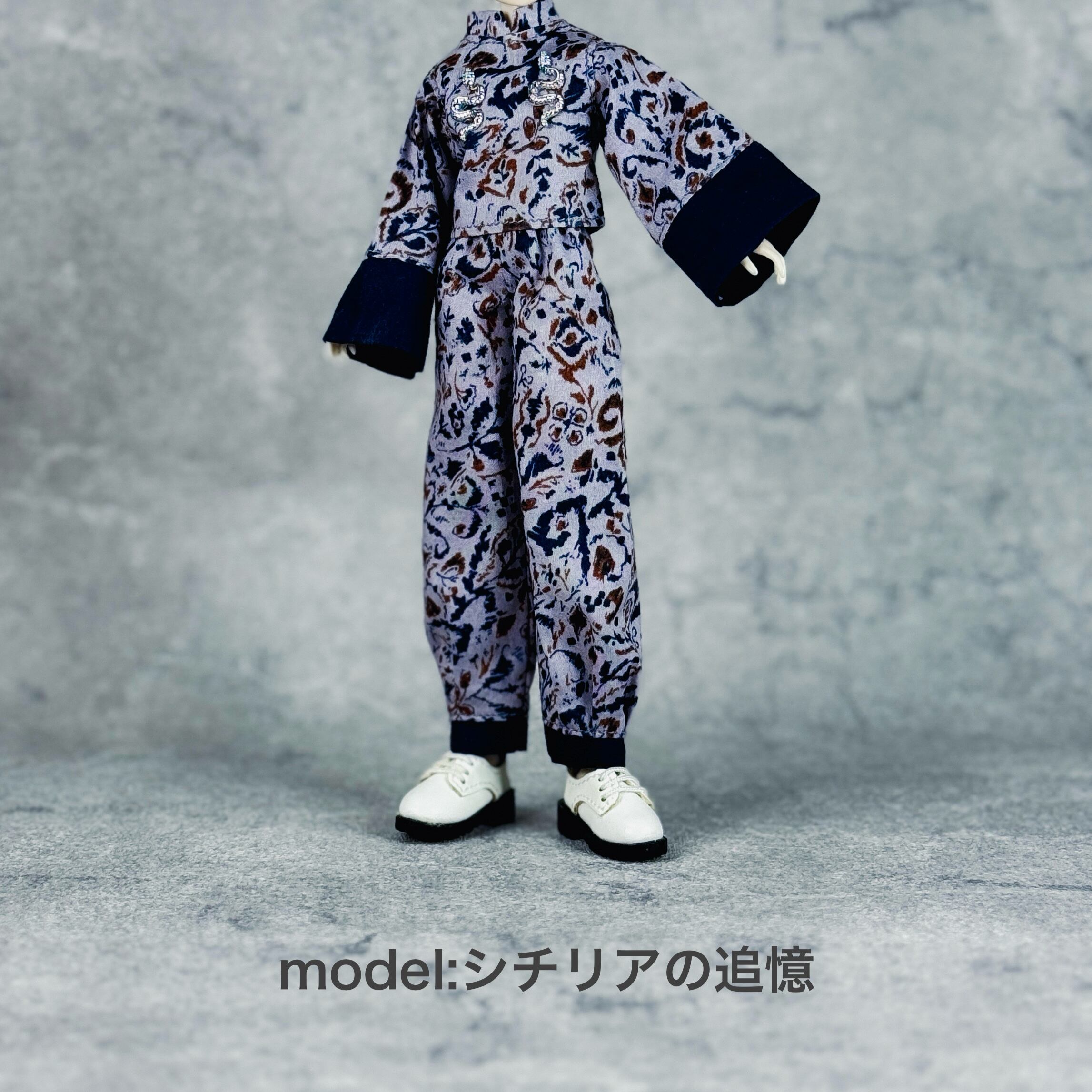 上限なし受注】オビツ11など＊ダブルモチーフチャイナ(柄) | and MOG