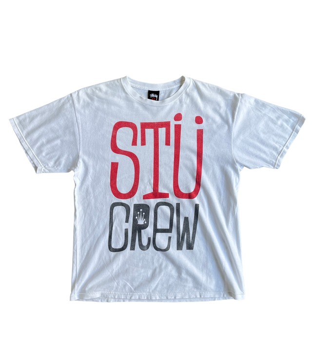Vintage 00s M Old stussy T-shirt -STU CREW-