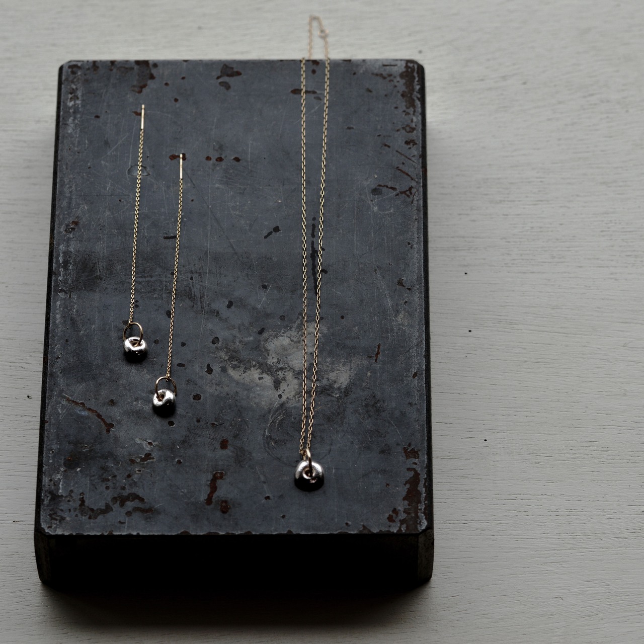 shizuku    　（SV・K10YG）　Pierced　earrings