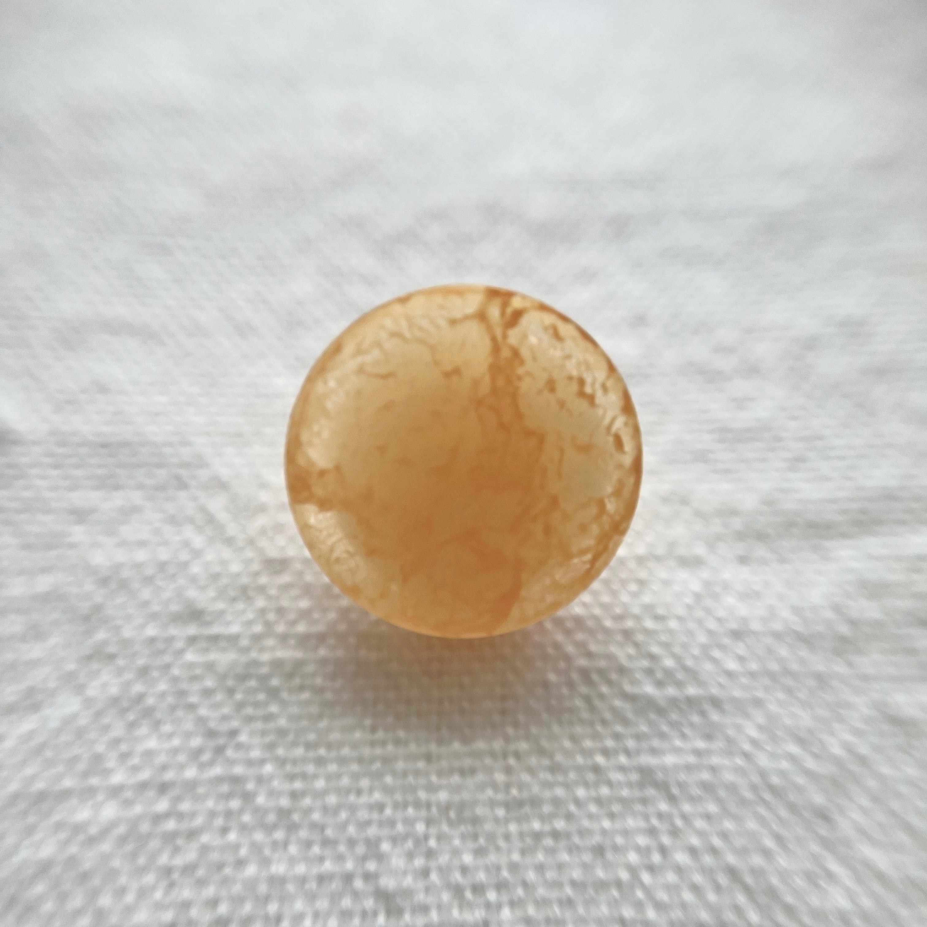 オレンジクリアマーブル×高瀬貝 18㎜