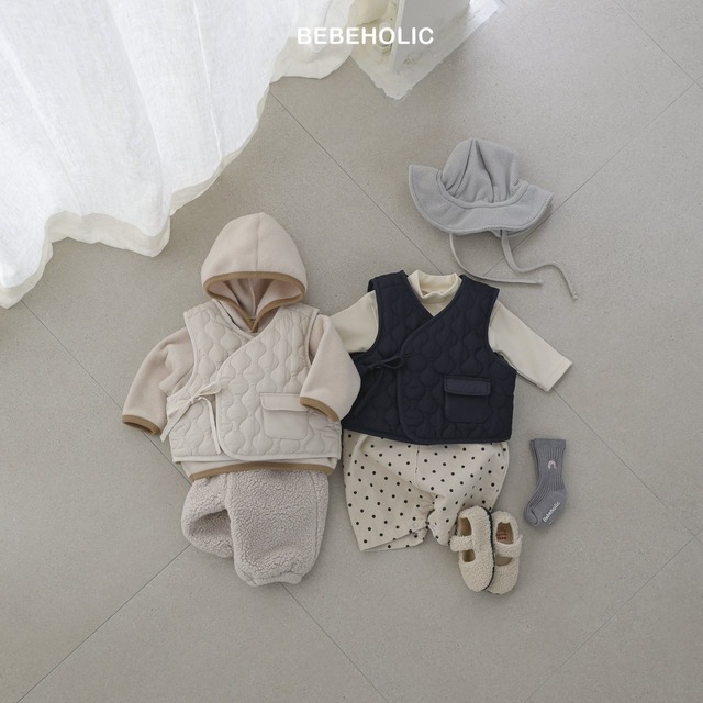 《予約》bebeholic ¨ hangari quilting vest