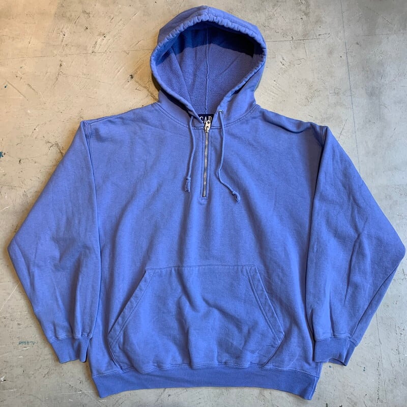 vintage 90's old gap ハーフジップ スウェット グレー XS