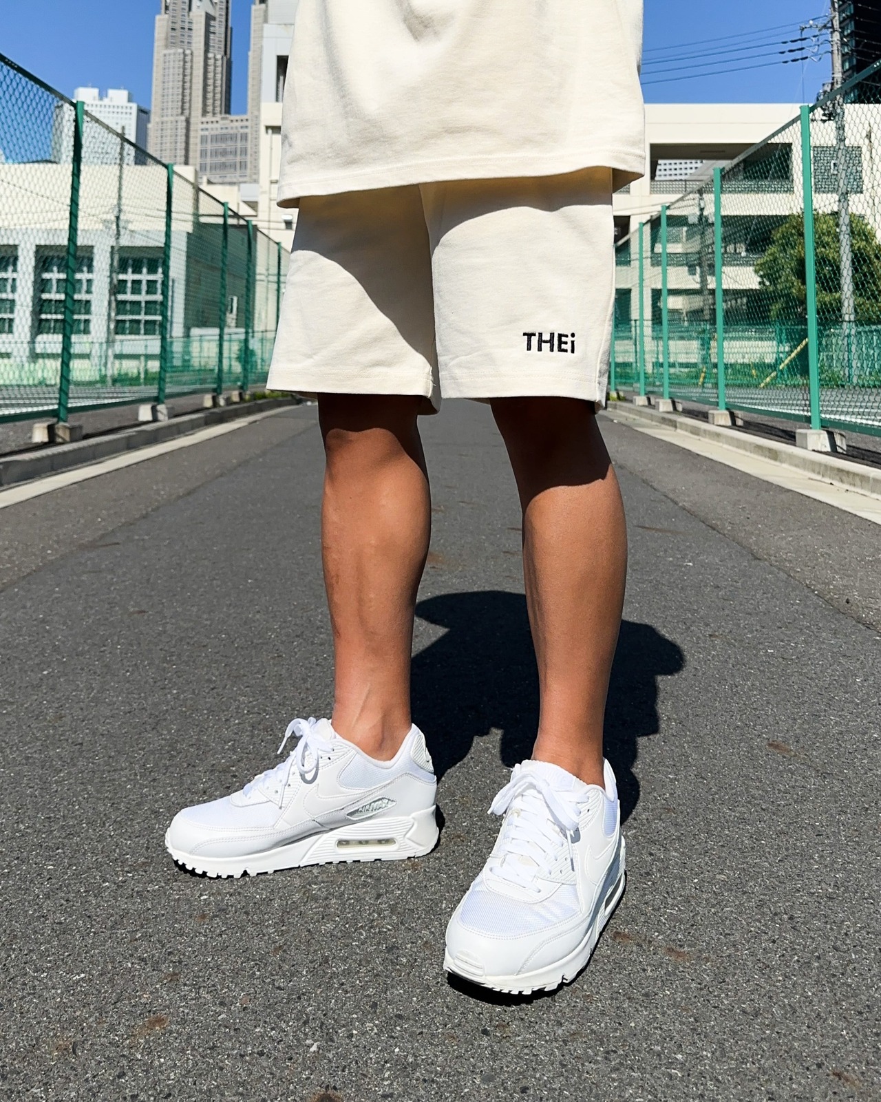 BASIC ONE POINT MAGNUM WEIGHT EASY SHORTS - BEIGE