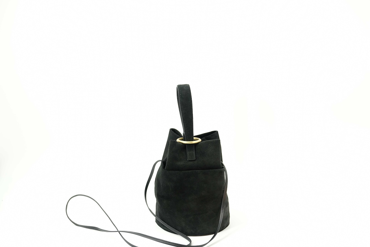 MARROW/MA-AC6310 VELOUR ROUND HANDLE BLACK