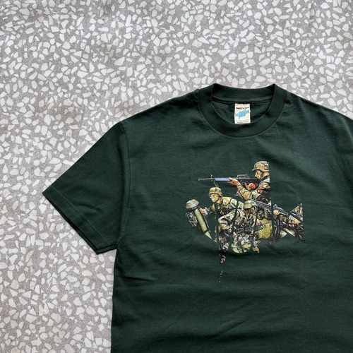 RECON / 90-00's Design T-shirt  sizeL