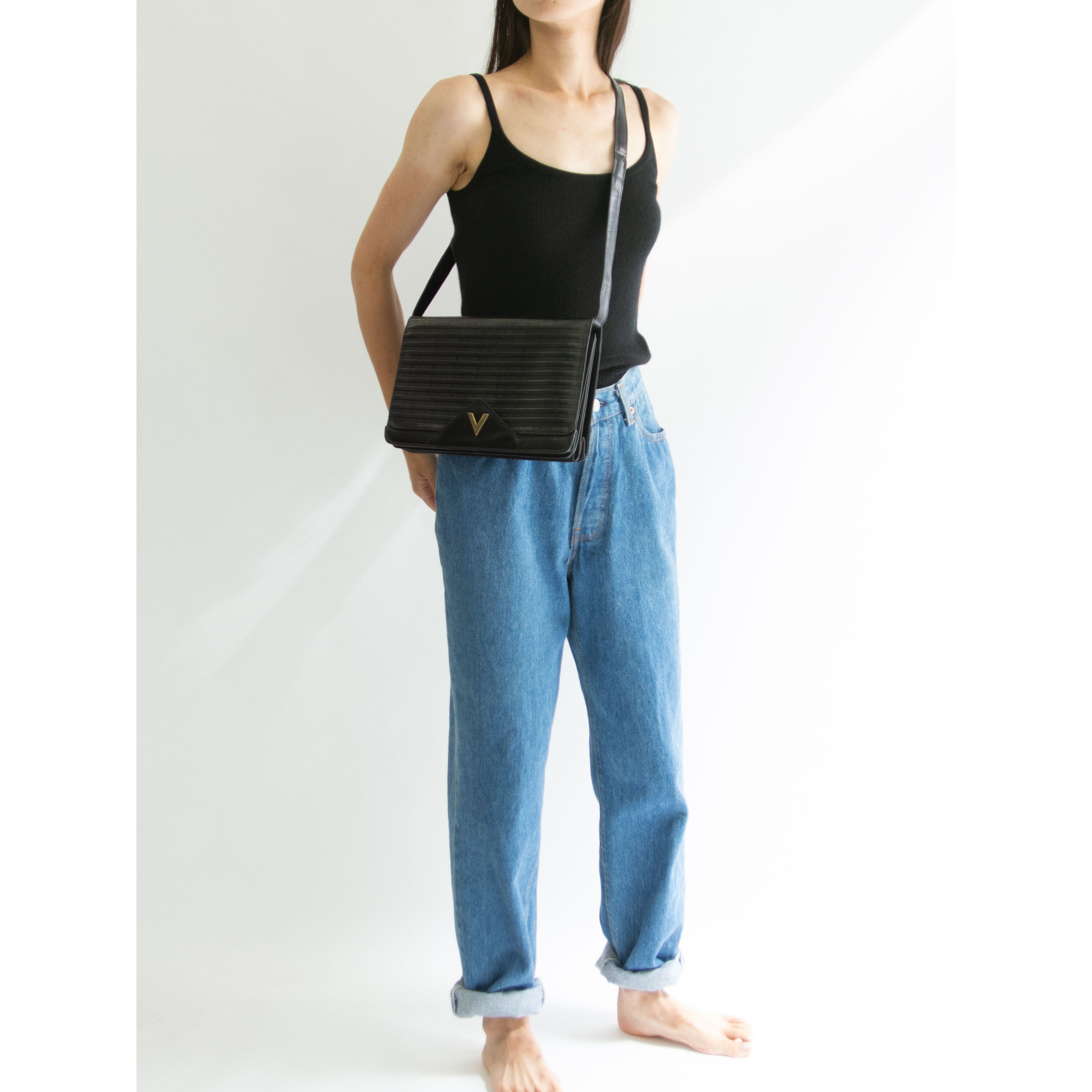 【MARIO VALENTINO】Made in Italy Leather Crossbody Bag（マリオヴァレンティノ イタリア製レザークロスボディバッグ ショルダーバッグ クラッチ）