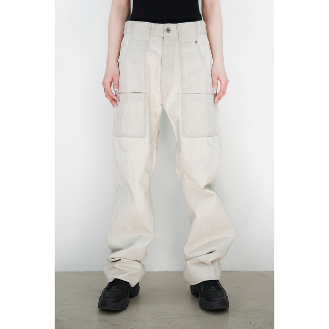 [Nomàt] (ノマット) 2023SS N-P-13 DENIM MILITARY POCKETS PANTS