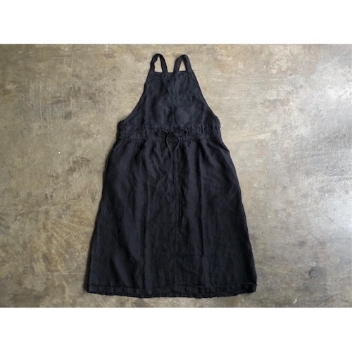 ARMEN(アーメン) Linen Herringbone Apron One Piece