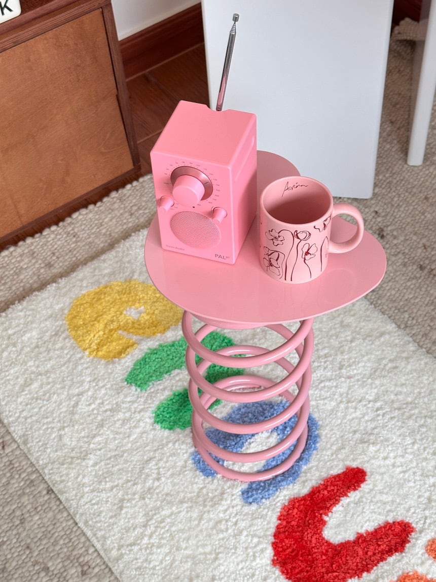 heart bean spring table 6colors / ハート ビーン スプリング サイド