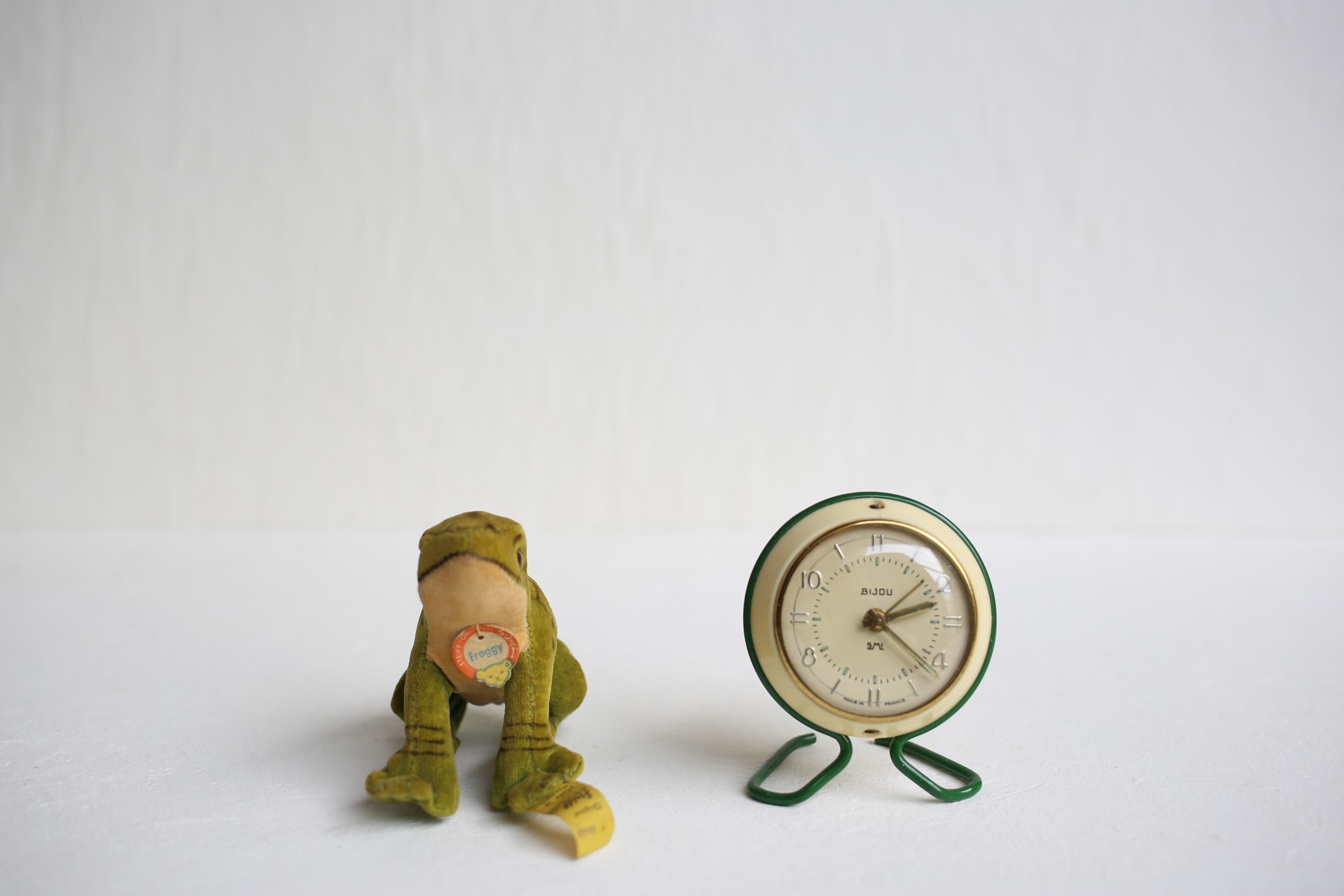 ドイツ ヴィンテージ Steiff シュタイフ カエル『Froggy』8cm N-01435