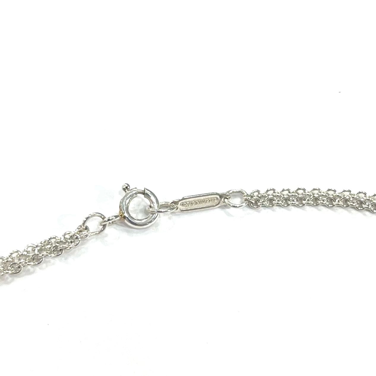 限定価格【TIFFANY&Co.】2765 ダブル チェーン 立体 インフィニティ