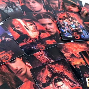 送料無料！【 Stranger Things ( ストレンジャー・シングス ) 】PHOTO STICKER（フォトステッカー）50枚SET / Season5　〚アメリカン雑貨 アメトイ〛