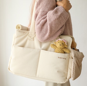 M/即納【ba＆ttang】check two in one shoulder bag (ivory)
