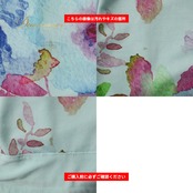 社交ダンス 衣装 スカート レッスンウェア ブルー系 花柄 植物柄 水彩画 カラフル アシンメトリー 華やか かわいい さわやか おしゃれ 上品 大人っぽい 水色 紫 黄緑 ピンク系 パープル系 グリーン系 ダンス 練習 レッスン ダンス衣装 練習着 社交ダンス衣装