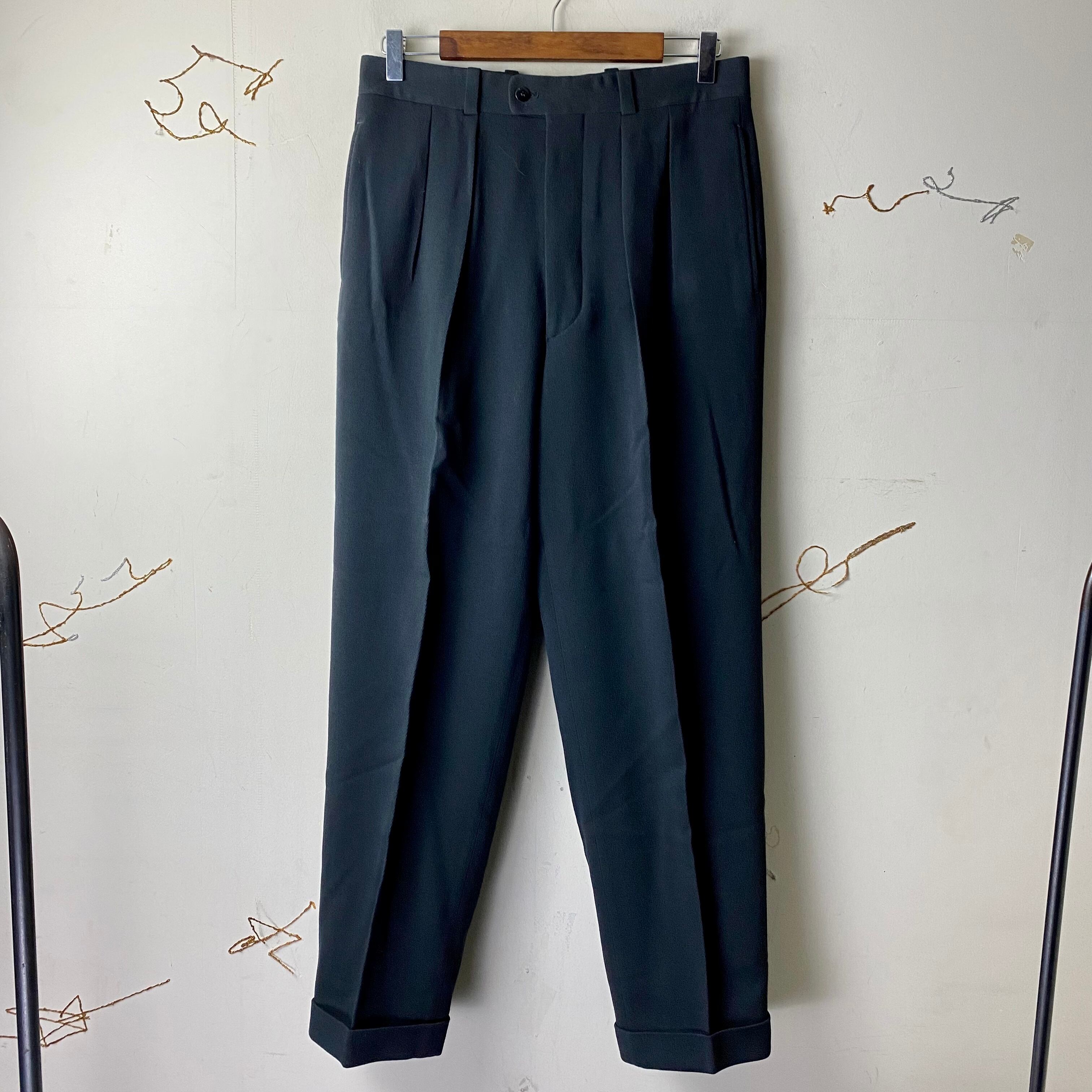 vintage MARCEL LASSANCE tucked slacks | NOIR ONLINE