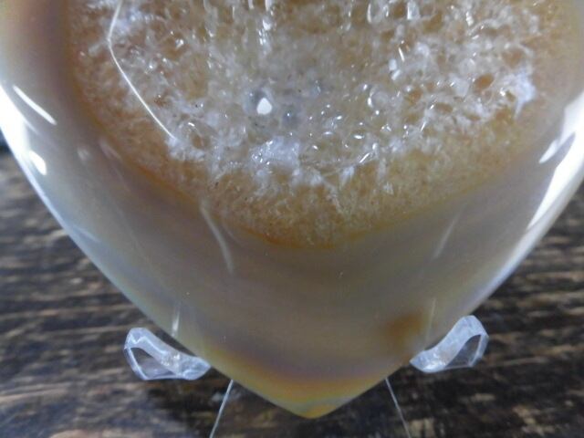 【瑪瑙カービング】　ハート瑪瑙　no.3