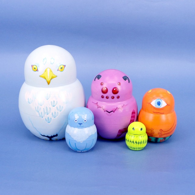 《 川端薫 》魑魅魍魎マトリョーシカ・弐　5個型