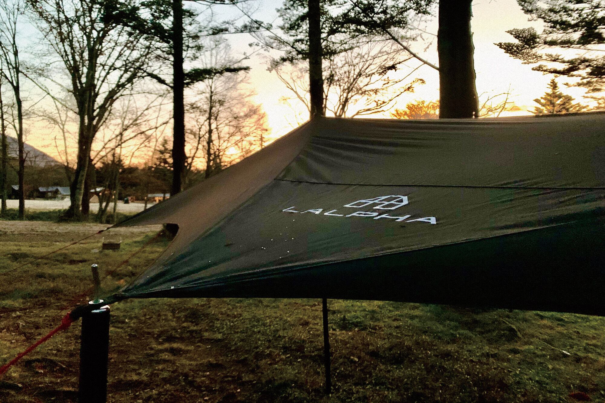 エルメスTC BK（TP-100BK）タープ | アウトドア・キャンプ用品【LALPHA