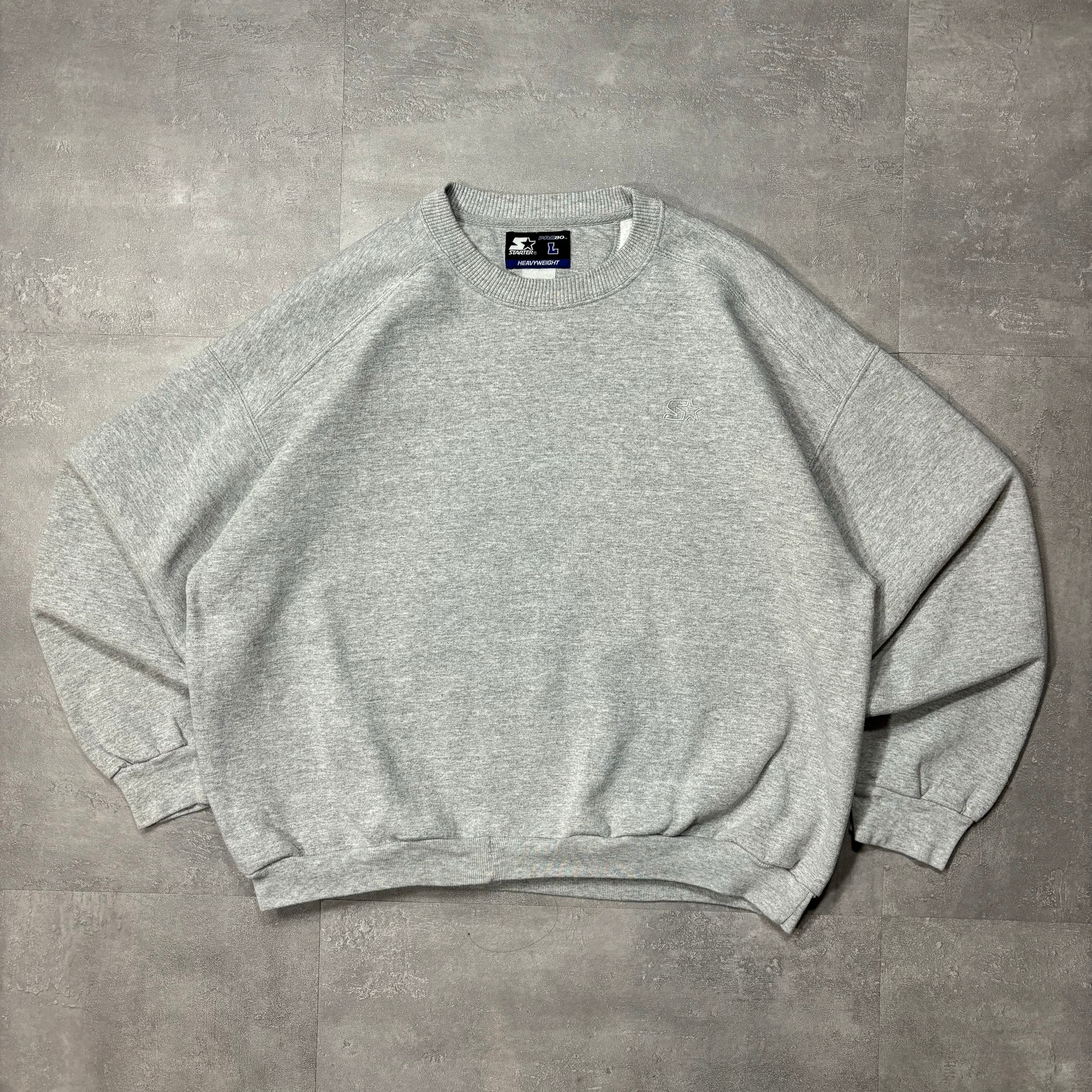 《L》 STARTER スターター ワンポイント スウェット 短丈 肉厚 90年代 vintage no.4001