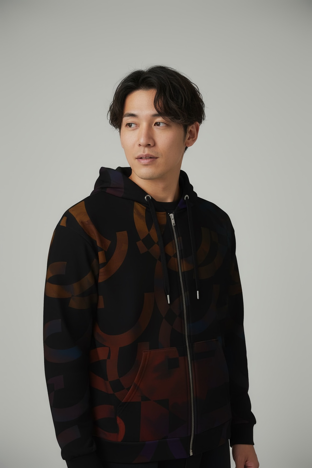 All-Over Print Recycled Unisex Zip Hoodie