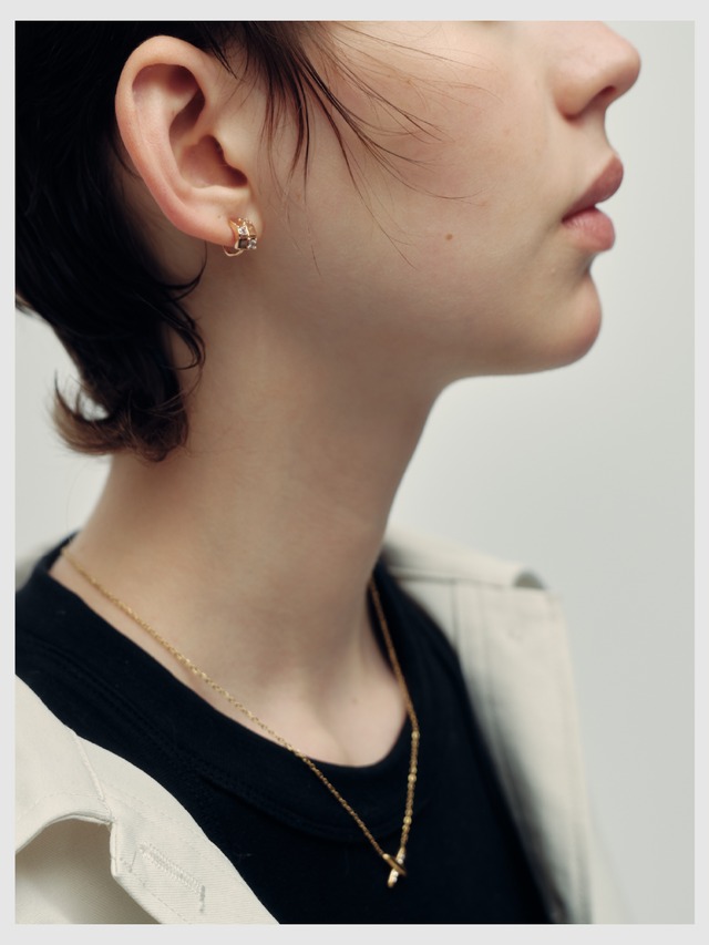 Earring/Pierce -Pinkgold-