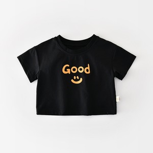【BABY&KID】Goodブラックショートシャツ