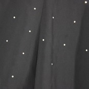 【美品 日本製社交ダンス衣装】スカート LA FORET Lサイズ 黒 ブラック 無地 ラインストーン かわいい 可愛い 上品 清楚 気品