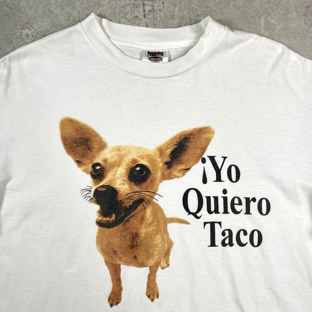 90年代 Taco Bell タコベル チワワ アニマルプリントTシャツ メンズXL 