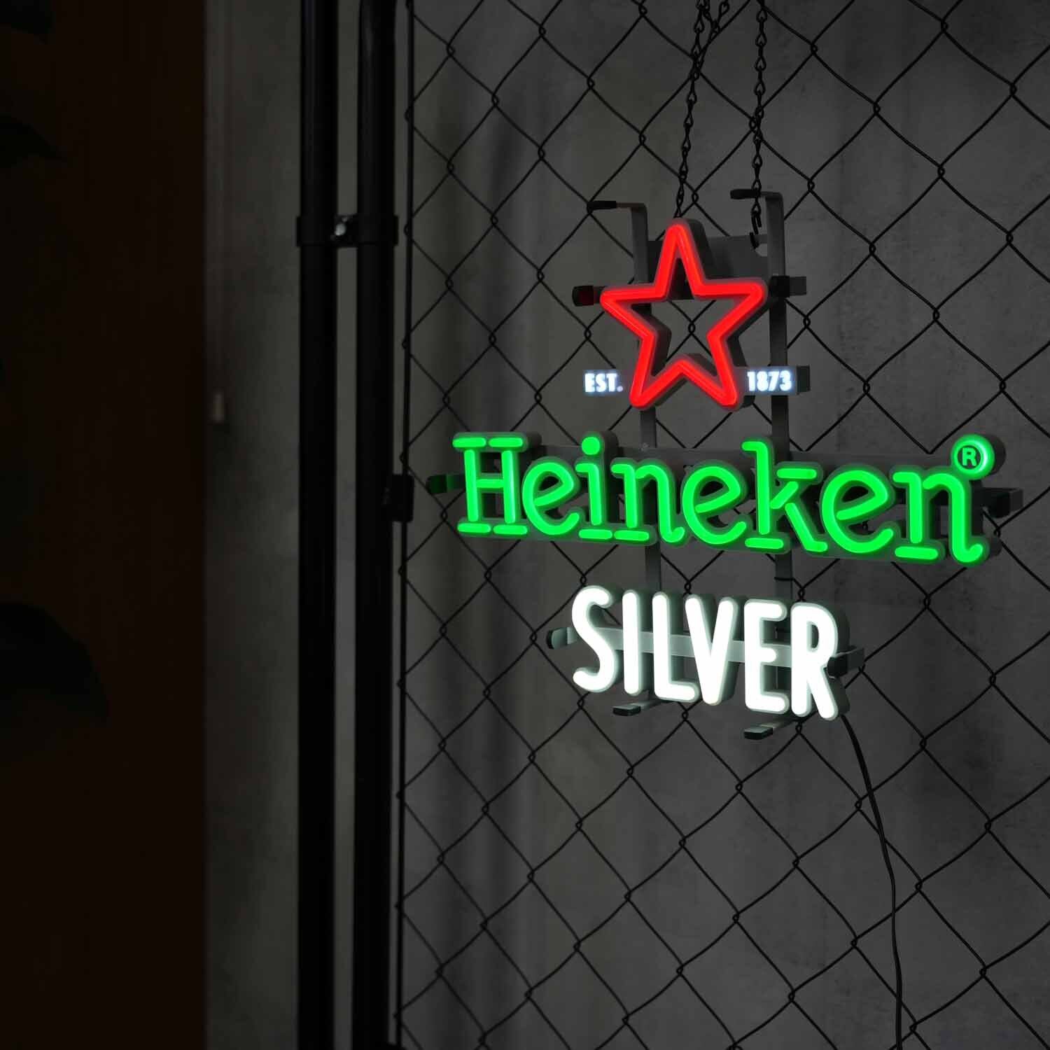 Heineken ネオン看板 EST. 1873 Heineken ハイネケン 電飾看板 ネオン