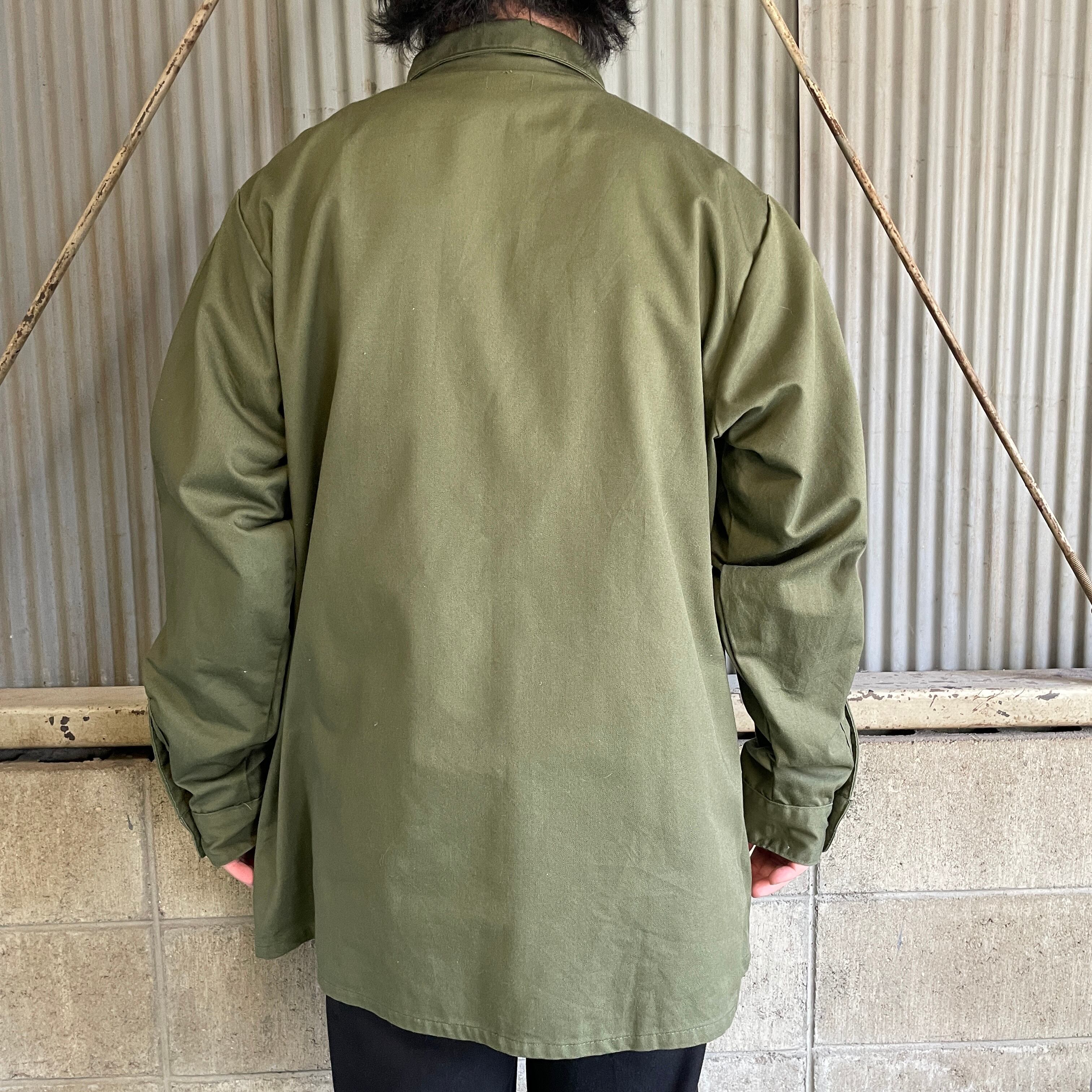 78年納品 70年代 米軍実品 ビンテージ U.S ユーティリティシャツ