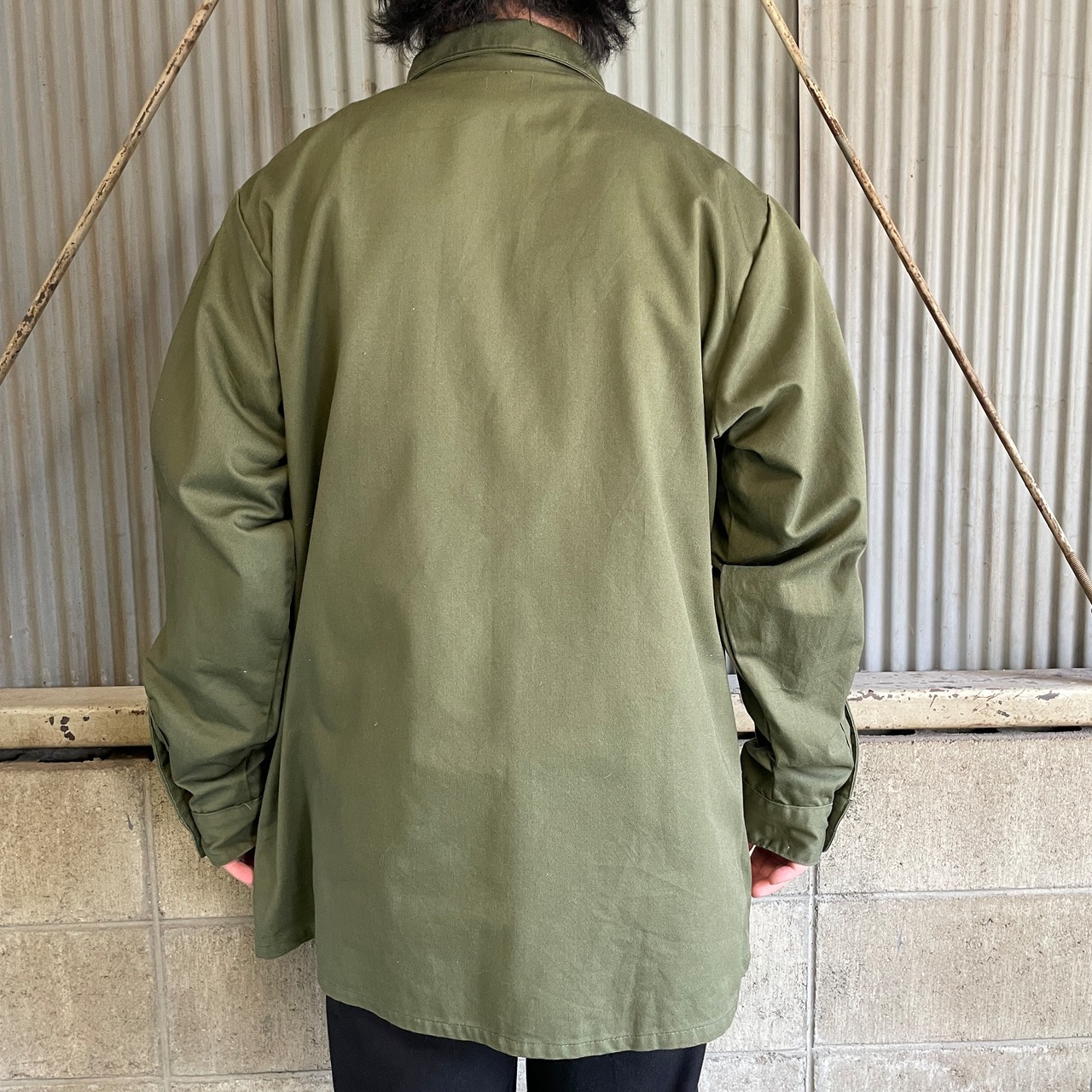 78年納品 70年代 米軍実品 ビンテージ U.S ユーティリティシャツ 