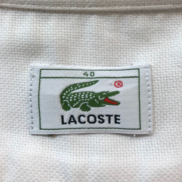 LACOSTE / S/S BD Shirt / SIZE : 40 | TEKITOU CLOTHING