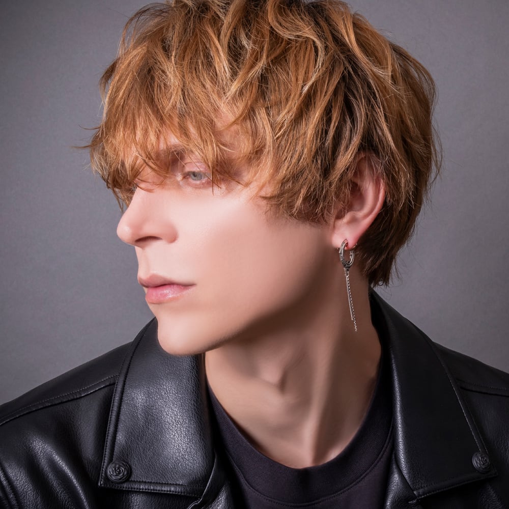 ダブルチェーンフープピアス 片耳用 ACE0207 Double Chain Hoop