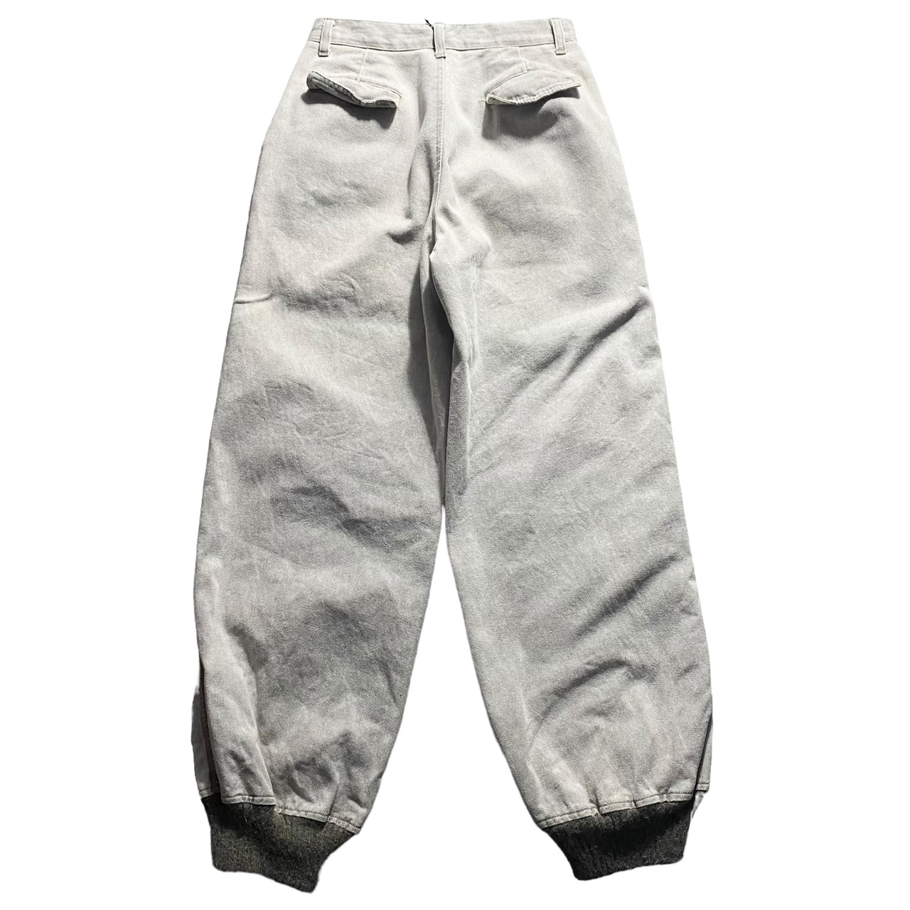 archive ARMANI JEANS rib switching denim pants