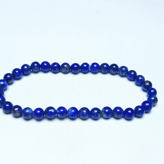 ラピスラズリ ブレスレット 5mm 一点物 メール便可 [M便 1/10] 111-48297
