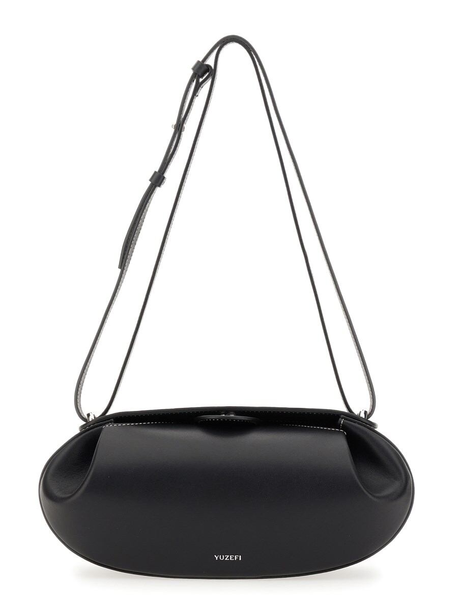 YUZEFI LEATHER BATON BAGUETTE BAG YUZCO2-HB-BT-00_BLACK 100159  
