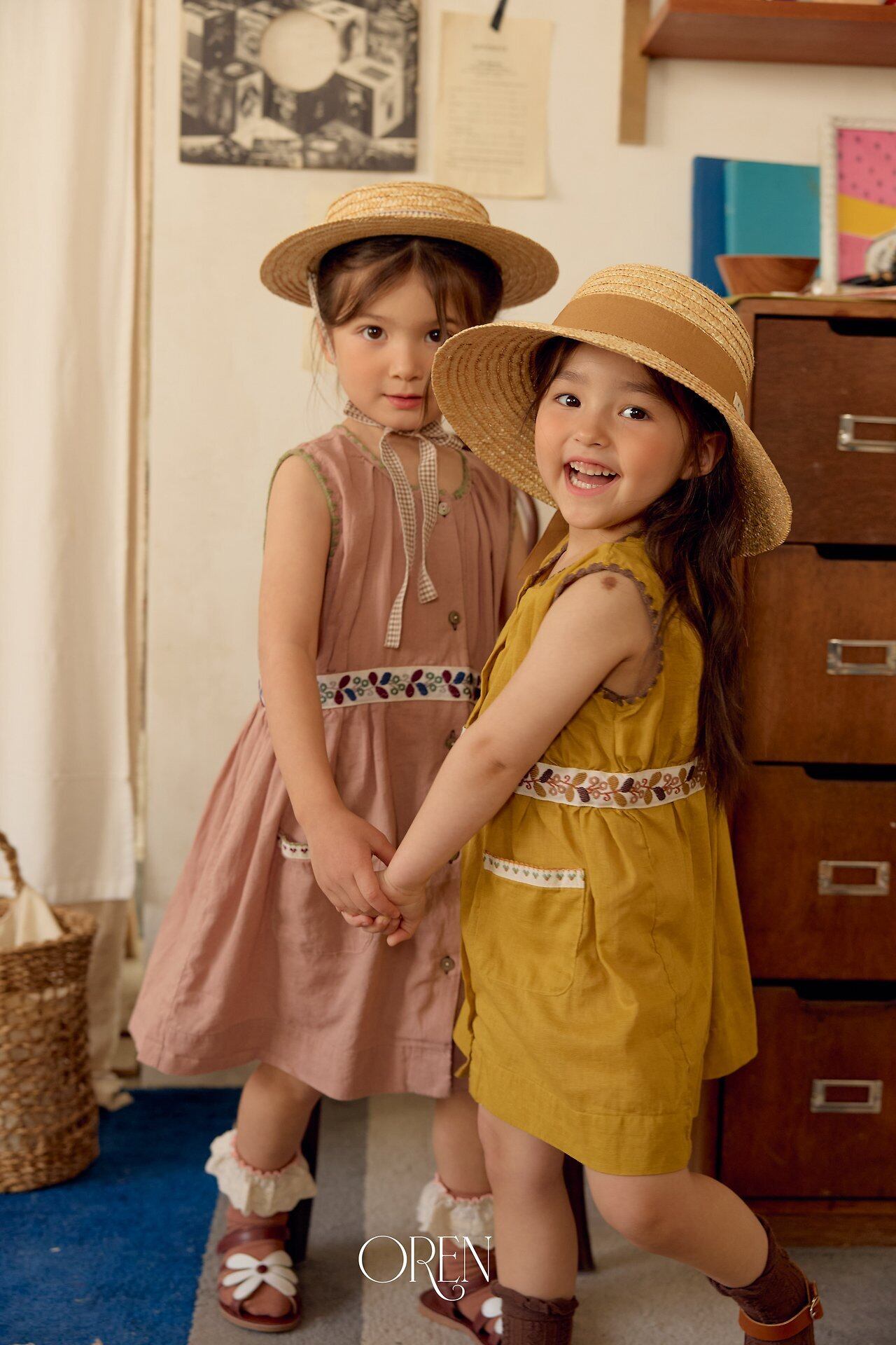 【予約】OREN Lione linen dress