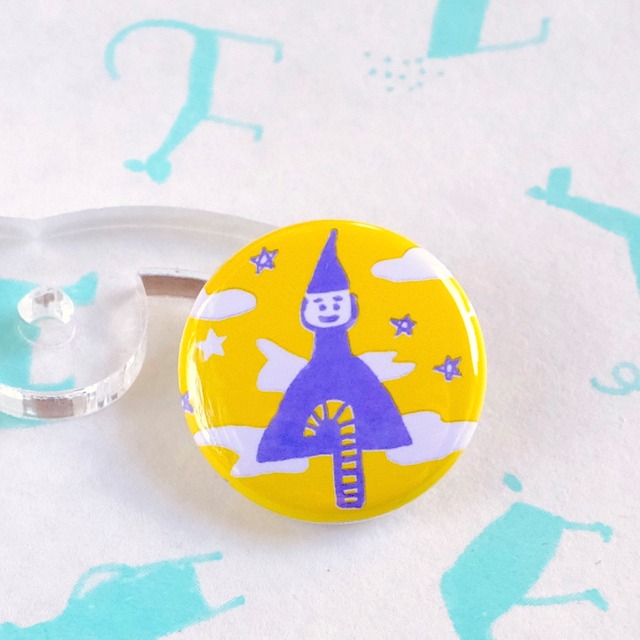 【CHIQON】ROUND  缶バッチ「今夜」