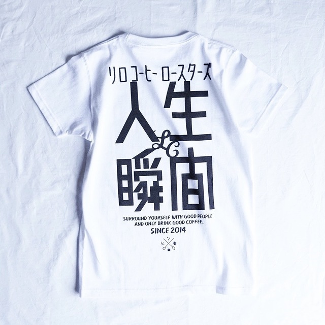 LCR オリジナルTシャツ(logo刺繍・white)