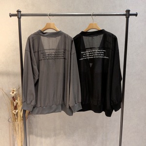 【Anna kerry】バックロゴカーディガン
