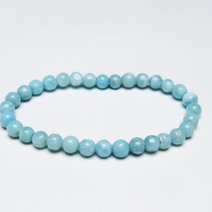 ラリマー ブレスレット 6mm 一点物 メール便可 [M便 1/10] 111-47926