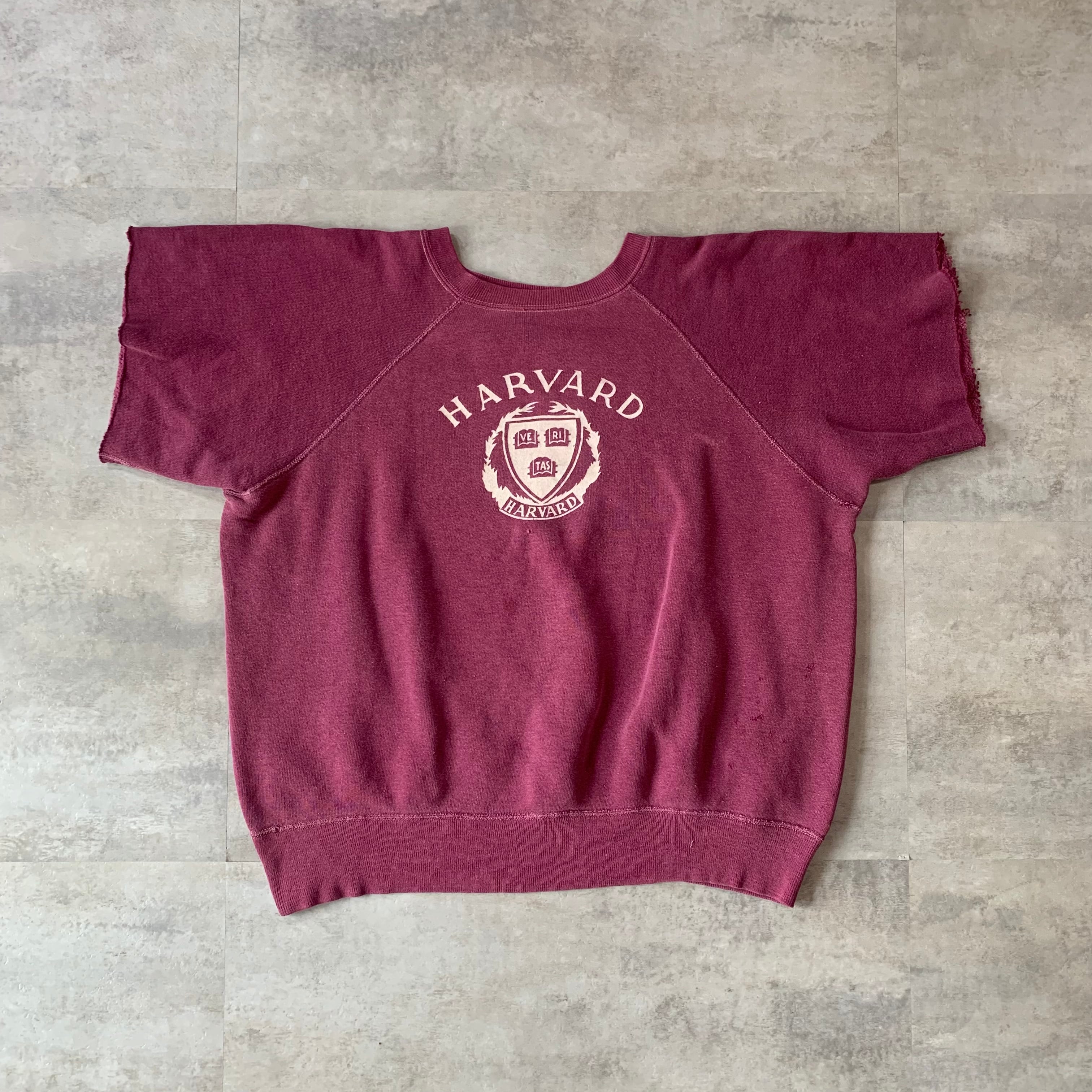 vintage ビンテージ 半袖スウェット コットン100% 60s 60年代 Harvard