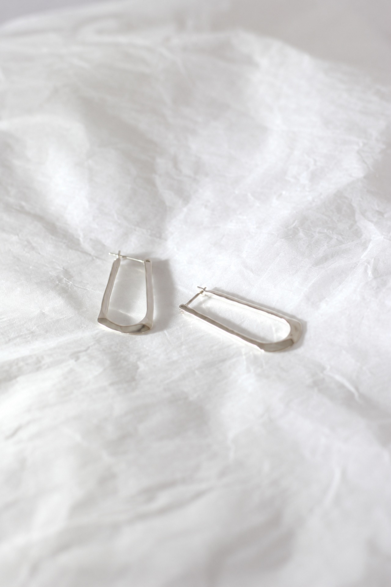 【Äperdiem】Suit Rectangle ピアス / SILVER