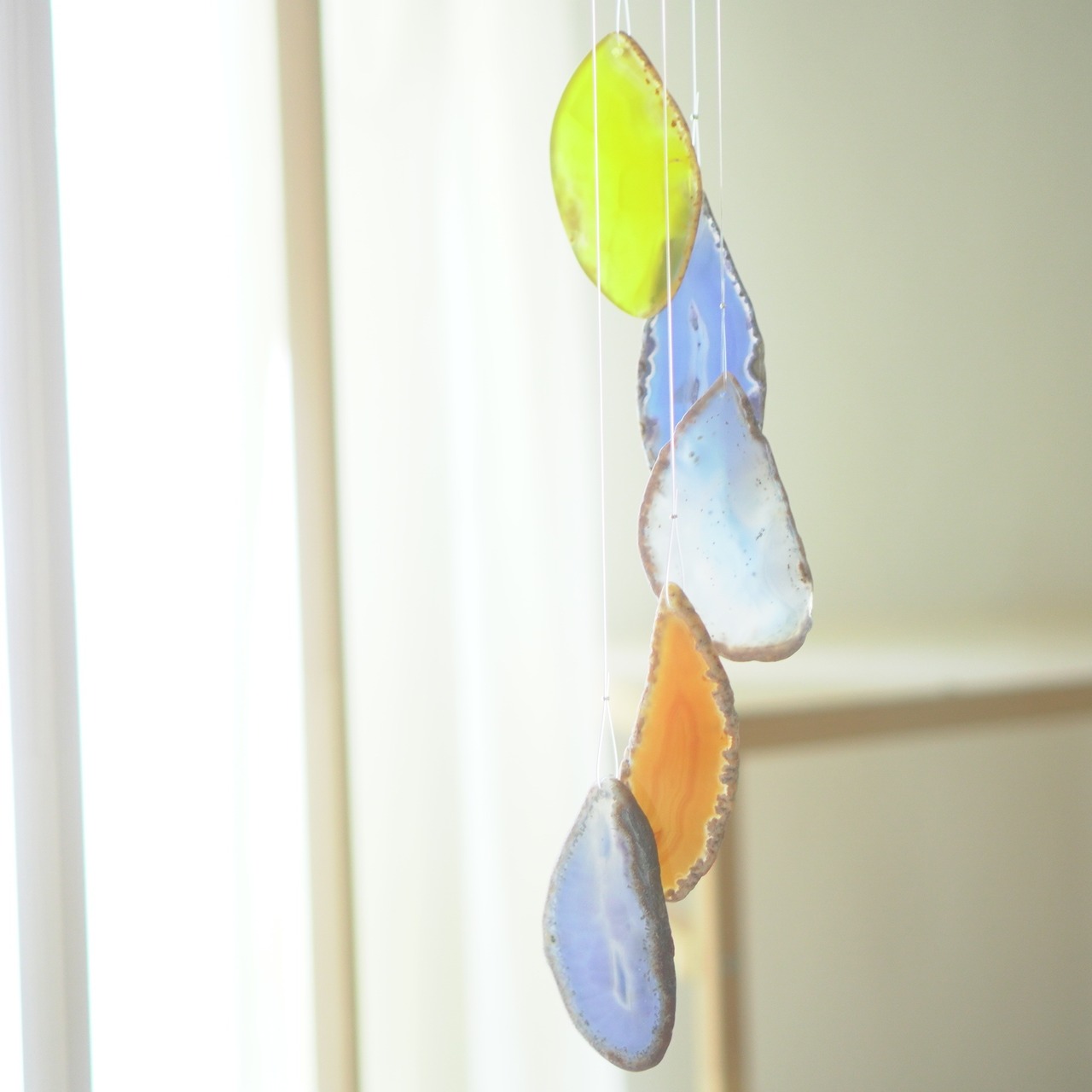 Orange Lemon Soda - アゲートヒーリングチャイム / Agate Sun Catcher Wind Chime 785