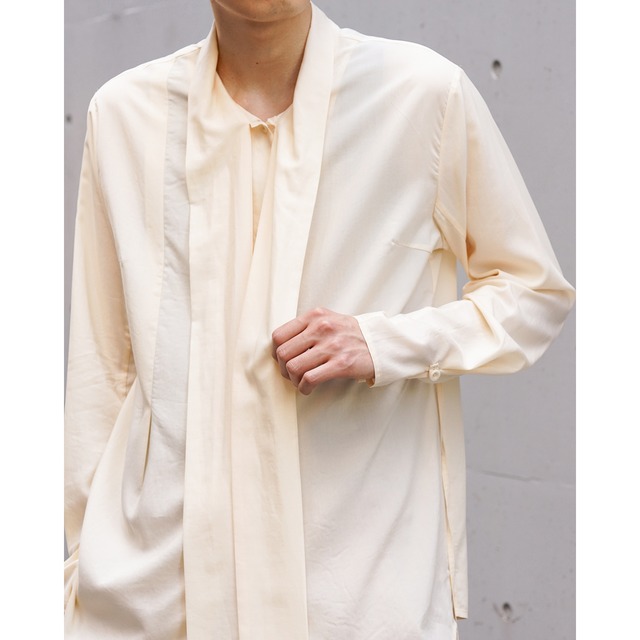 [ Professor.E ](プロフェッサーイー) 26SS-WNS-LSH-01 Semi-Sheer Shirt