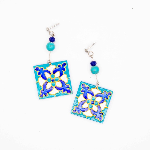 Stained Glass Earring 04  / ピアス