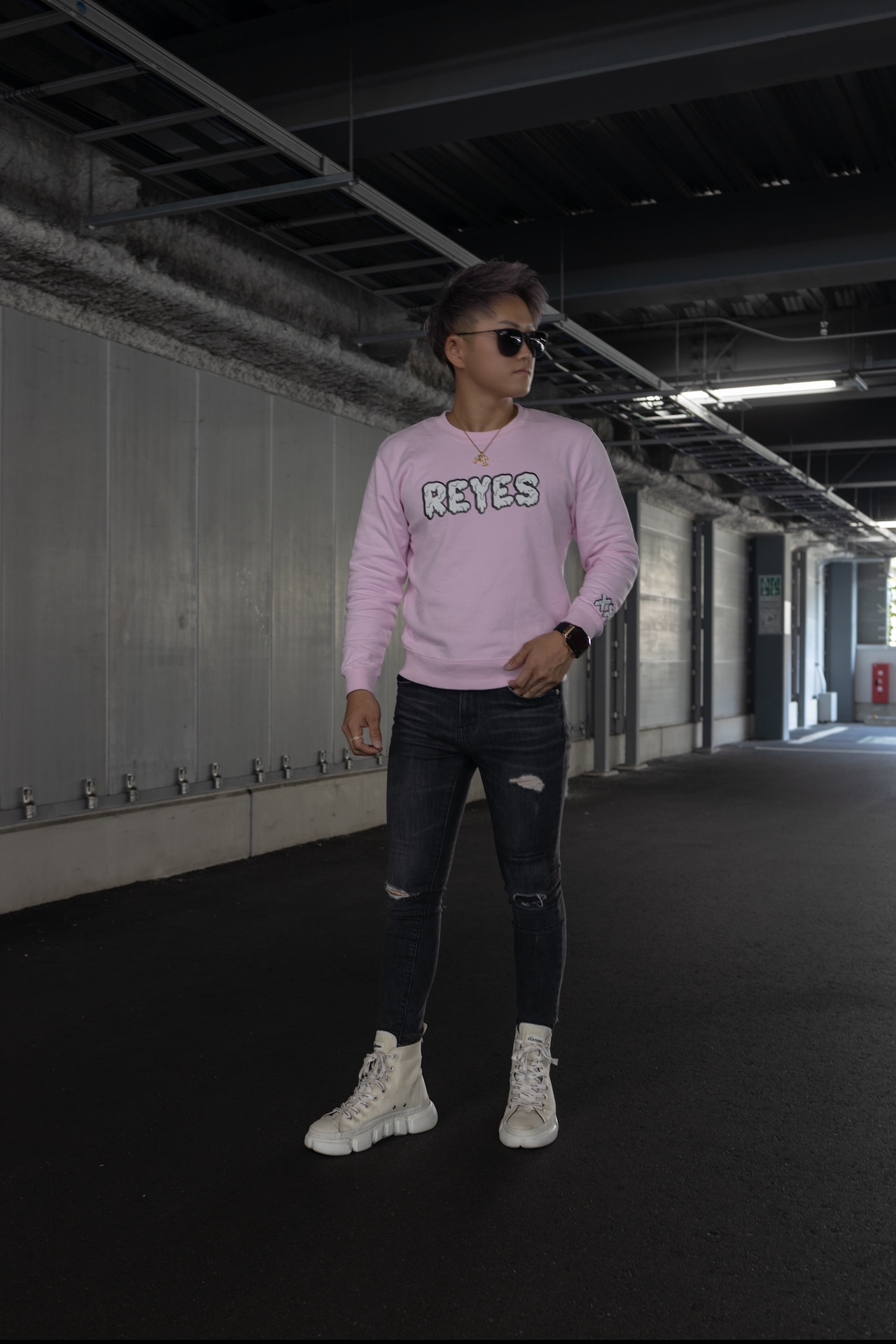 REYES ORIGINAL PINK SWEAT