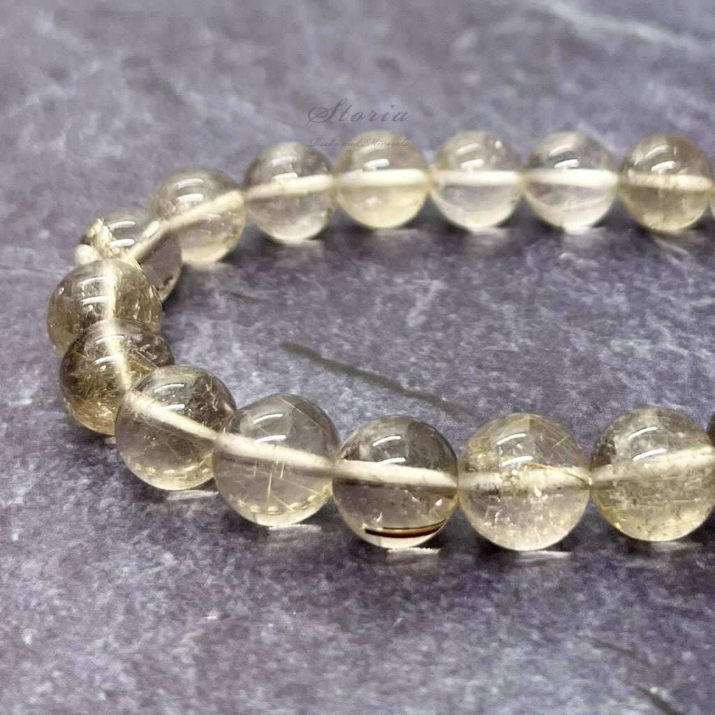 一点もの】11mm ブラジル・バイーア州産 ルチルクォーツ（金紅石水晶