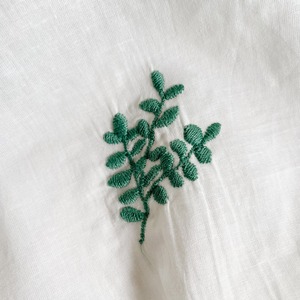 Botanique embroidery cloth